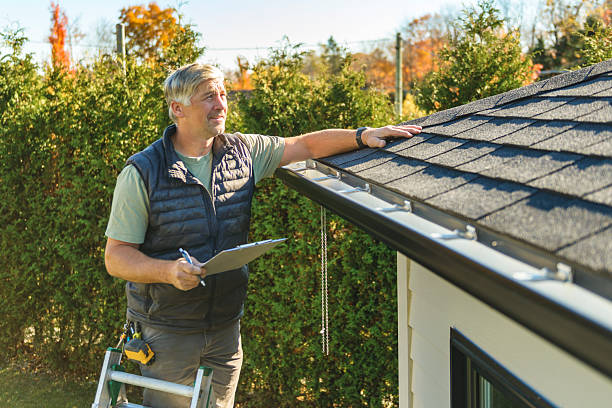 Professional Hail Damage Roof Repair technician working in Dyer, IN